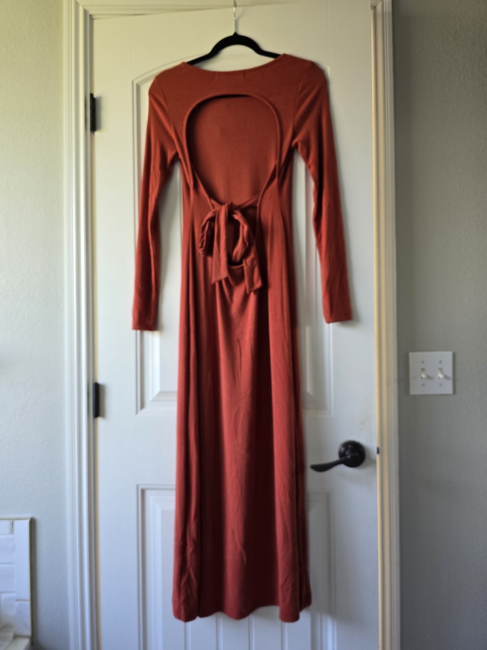 NWT Free People Beach Aubre Open Back Coastal Maxi Dress Sunkissed Sangria Xs - Picture 11 of 13
